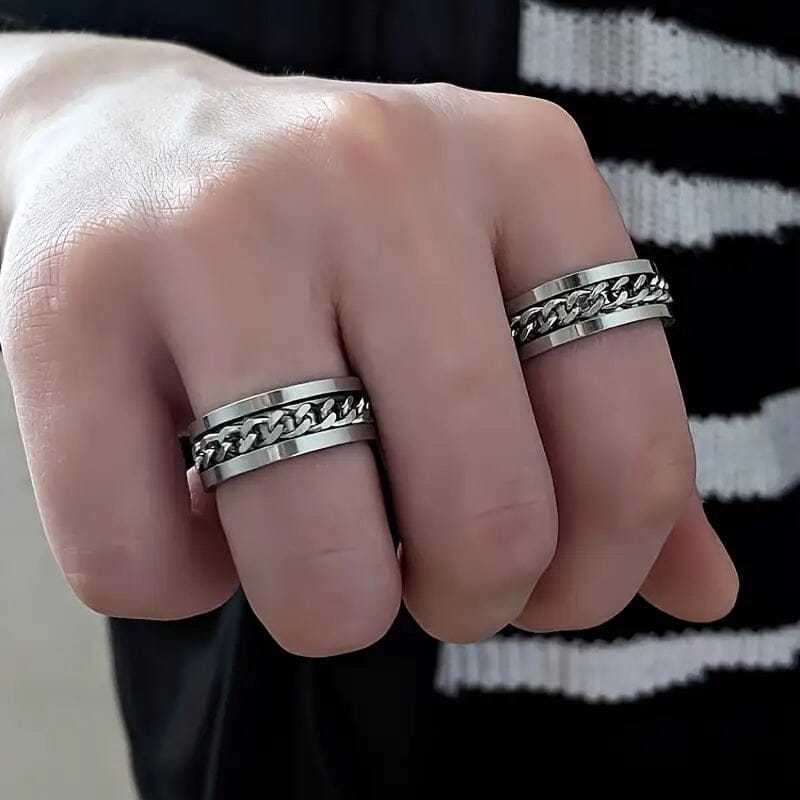 Men's 8mm Titanium Steel Ring