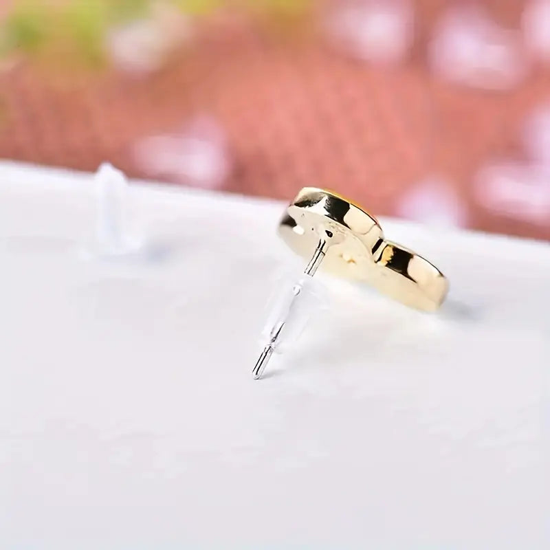 100-Pieces: Transparent Plastic Ear Clog Ear Stud Earring Pin Backs Ear Plug