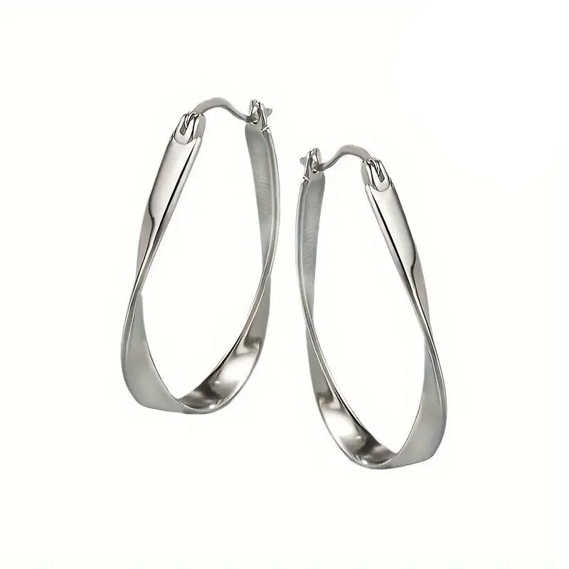 925 Silver Hypoallergenic Elegant Retro Style Earrings