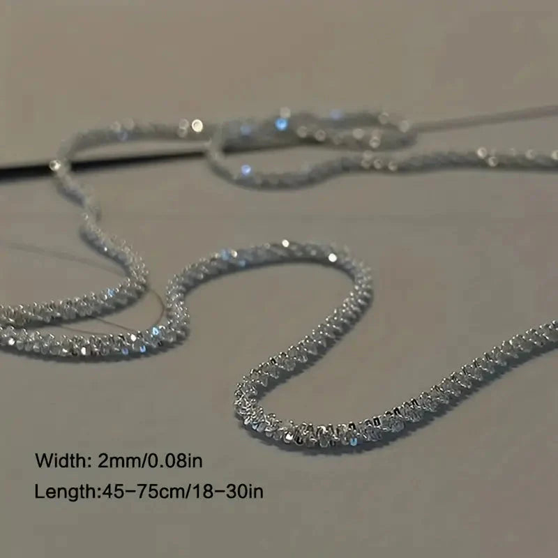Cubic Zirconia Radiant Men &amp; Women Sky Star Necklace