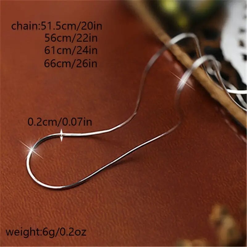 Unisex Snake Chain Necklace